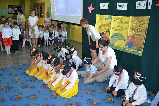 Grafika #0: Zakończenie roku w Przedszkolu w Łebieniu