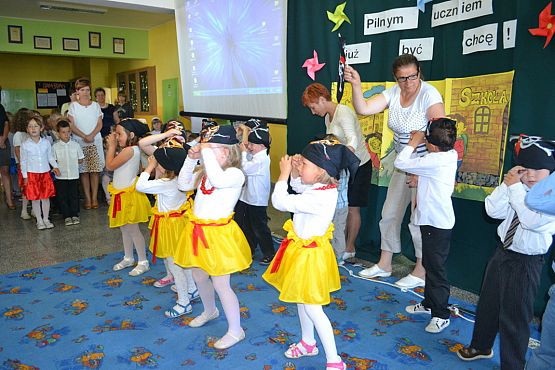 Grafika #2: Zakończenie roku w Przedszkolu w Łebieniu