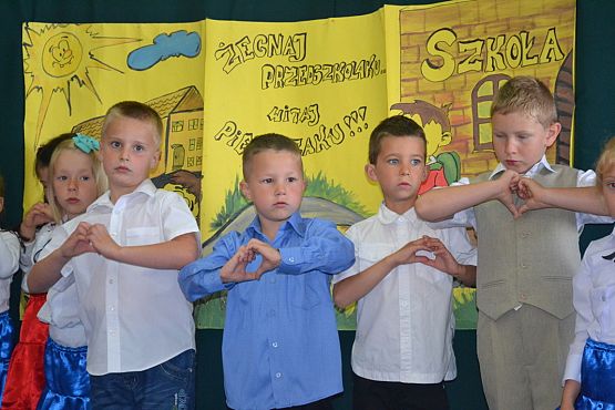 Grafika #6: Zakończenie roku w Przedszkolu w Łebieniu