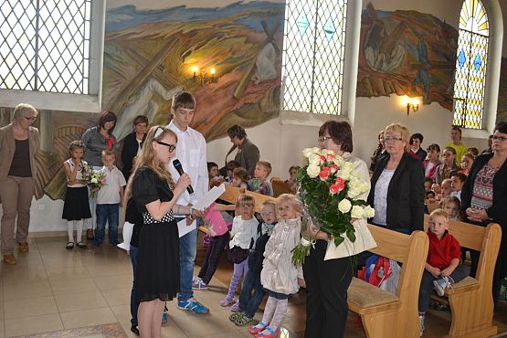 Grafika #10: Uroczysta msza na zakończenie roku szkolnego