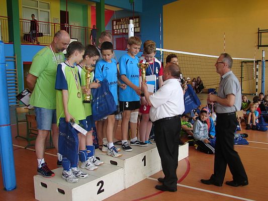 Grafika #13: SP 3 Sulechów wygrywa II Ogólnopolski Turniej Minipiłki Siatkowej Chłopców o Puchar Wójta Gminy Nowa Wieś Lęborska.