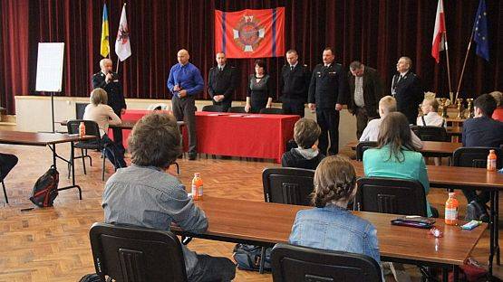 Grafika #1: Konkurs wiedzy "Młodzież zapobiega pożarom"