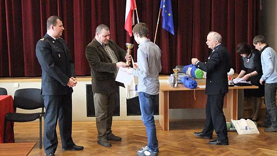 Grafika #4: Konkurs wiedzy "Młodzież zapobiega pożarom"