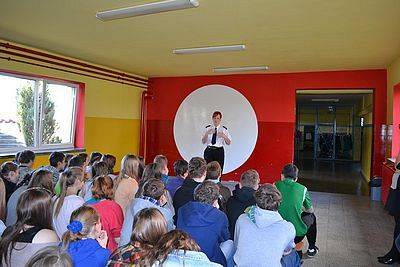 Grafika #2: Spotkanie z przedstawicielem Powiatowej Komendy Policji