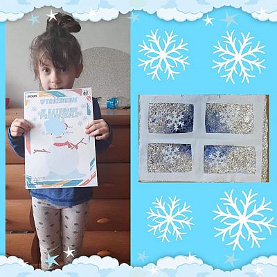 Grafika #10: Konkurs Plastyczny z cyklu cztery pory roku “Zima.