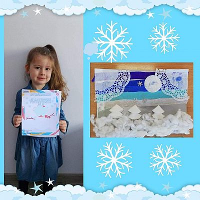 Grafika #12: Konkurs Plastyczny z cyklu cztery pory roku “Zima.