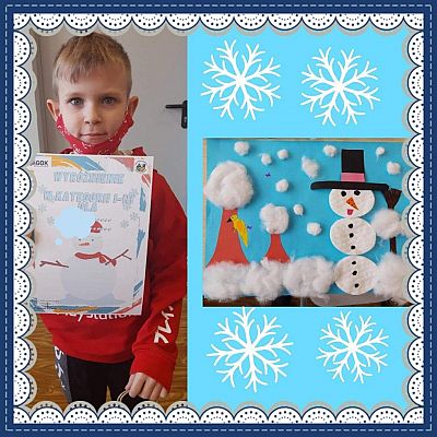 Grafika #13: Konkurs Plastyczny z cyklu cztery pory roku “Zima.