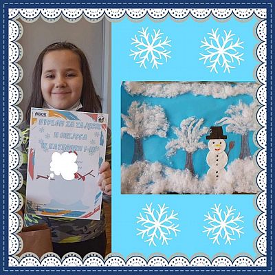 Grafika #4: Konkurs Plastyczny z cyklu cztery pory roku “Zima.