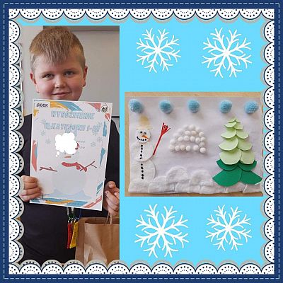 Grafika #2: Konkurs Plastyczny z cyklu cztery pory roku “Zima.