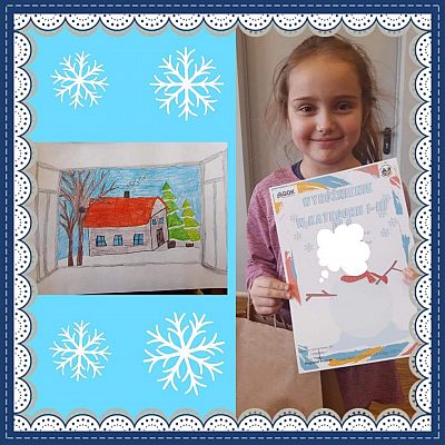 Grafika #1: Konkurs Plastyczny z cyklu cztery pory roku “Zima.